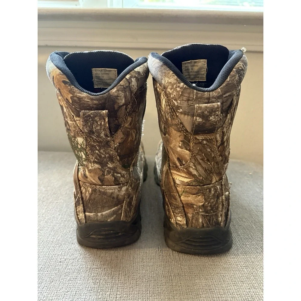 Itasca Hunting Boots Mens 10 Realtree Camo 3M Thinsulate Insulated Waterproof